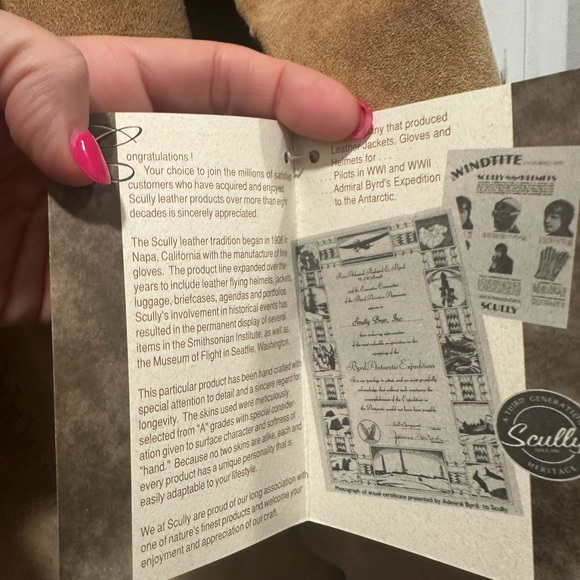 Women's Suede Fringe Leather Jacket Tan color - Picture 8 of 11